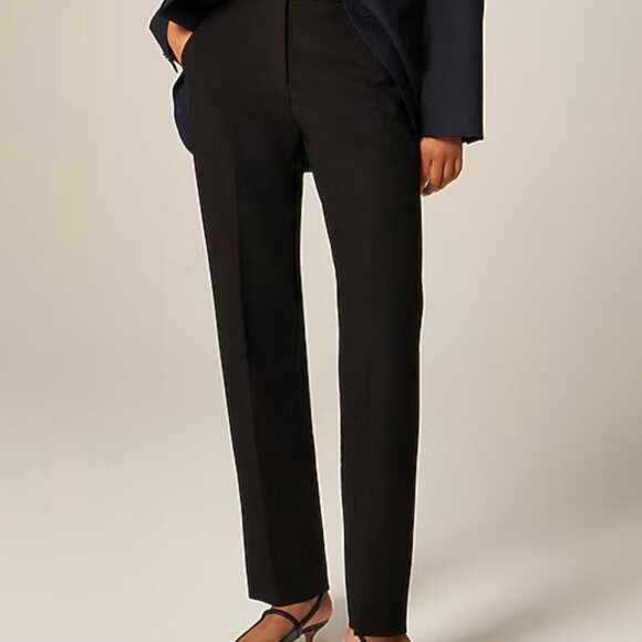 J. Crew Women's Black Dress Kate Pants Classic Trousers Plus Size 20T Office - Picture 1 of 10
